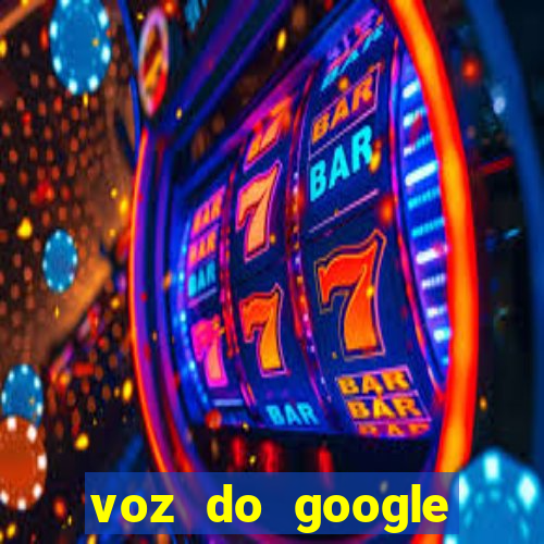 voz do google tradutor homem