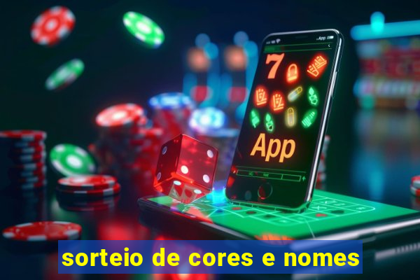 sorteio de cores e nomes