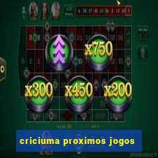 criciuma proximos jogos