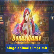 bingo animais imprimir