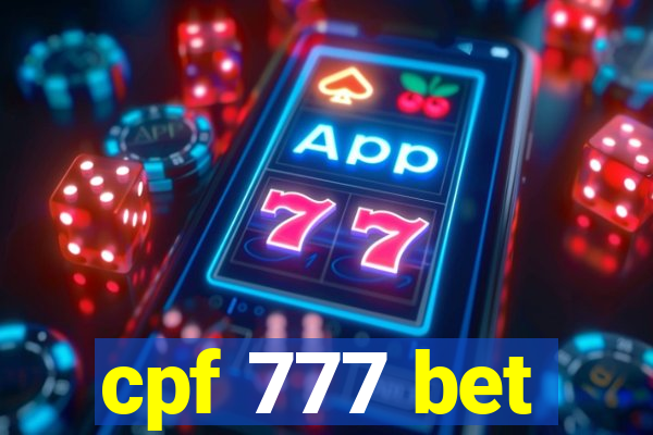 cpf 777 bet