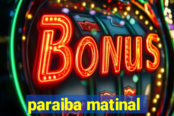 paraiba matinal