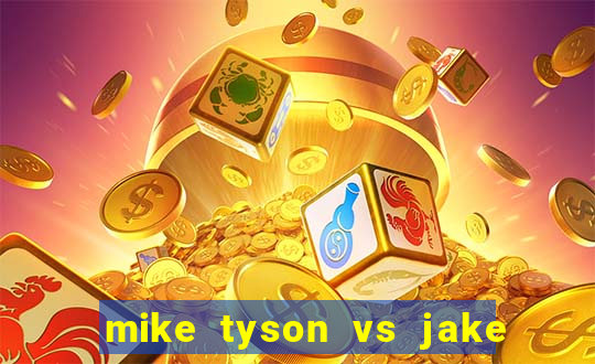 mike tyson vs jake paul assistir online