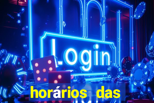 horários das plataformas de jogos