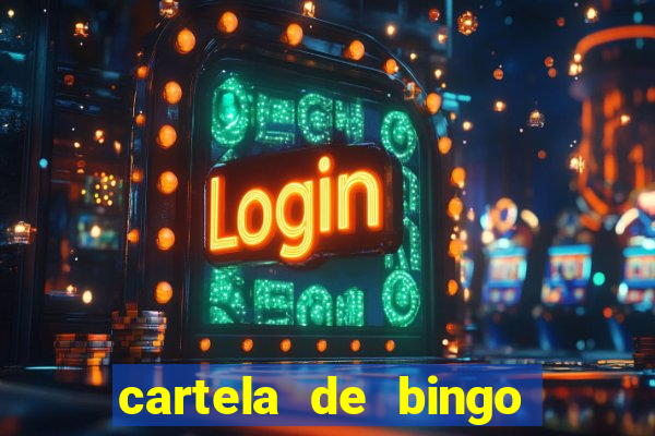 cartela de bingo cha de panela