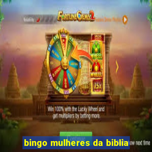 bingo mulheres da biblia