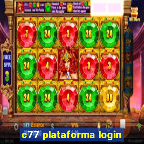 c77 plataforma login