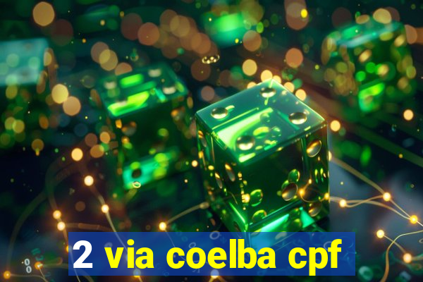 2 via coelba cpf